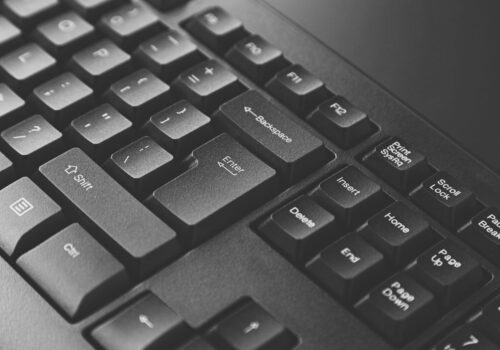 a close up of a keyboard